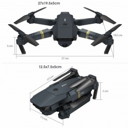 L'E58 è il drone, con tutto quello che ti serve per volare e vivere le tue avventure più folli e divertenti, in modo pratico e semplice.