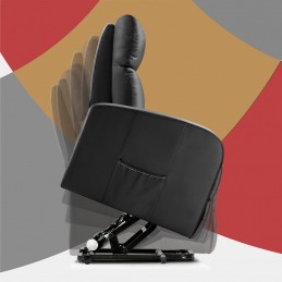 Le Fauteuil de Massage est un fauteuil au design élégant qui intègre un système de massage ondulatoire et de chaleur lombaire.