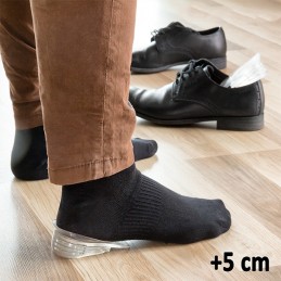 Semelles intérieures confortables, avec lesquelles votre taille peut être facilement augmentée jusqu'à 5 cm