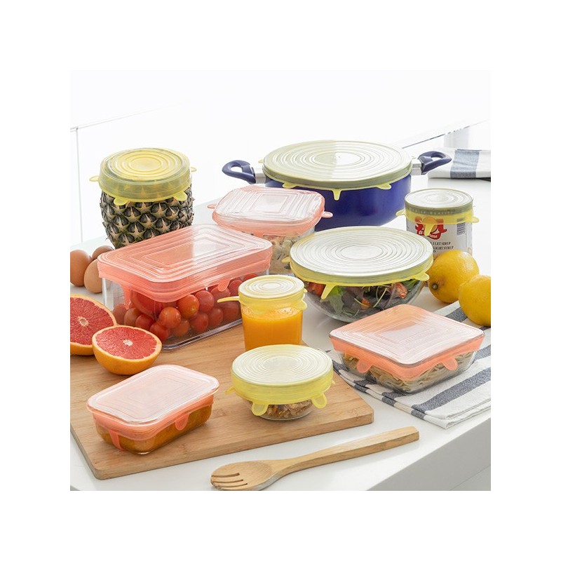 An ideal set for closing and hermetically sealing a variety of containers and preserving food in the best possible way.
