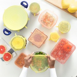 An ideal set for closing and hermetically sealing a variety of containers and preserving food in the best possible way.