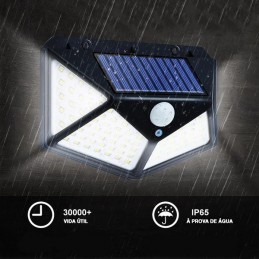 Illuminez vos espaces intérieurs et extérieurs à l'aide de ce fantastique détecteur de mouvement LED avec charge solaire