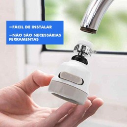 Lave mejor sus platos usando menos agua con este innovador cabezal de grifo de 360 grados.