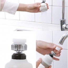 Lave mejor sus platos usando menos agua con este innovador cabezal de grifo de 360 grados.