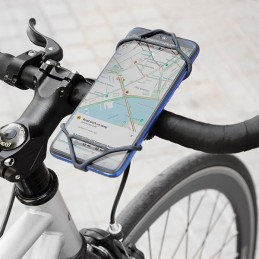 Eine universelle Smartphone-Halterung für Fahrräder, ideal, um Ihr Telefon beim Radfahren sichtbar zu halten.