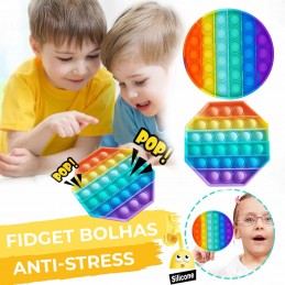 Está a sofrer de stress e procura uma maneira divertida para relaxar, Então este Fidget Bolhas sensorial anti-stress é a solução perfeita para si