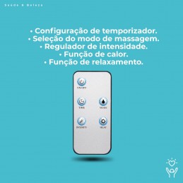 Cuide dos dos seus pés e alivie o desconforto do dia a dia com um aparelho que combina diferentes modalidades de massagem e funções.