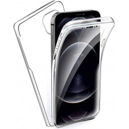 Coque 360 Gel Transparente Pour IPhone 11 Pro - Protection Intégrale Avant + Arrière, Silicone