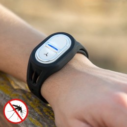 Pulsera Antimosquitos Ultrasonido Recargable Una pulsera antimosquitos ultrasónica muy cómoda y eficaz para ahuyentar a los molestos insectos de forma natural.