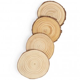 Fill your table with the style and practicality of the Wooden Coaster Set, which will give your table a more natural look.