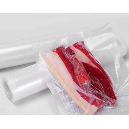 Lot de 3 rouleaux compatibles avec la machine sous vide, vos aliments dureront jusqu'à 5 fois plus longtemps.