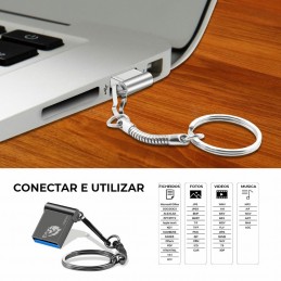 Un Pen Drive que combina su diseño Mini y elegante con una enorme capacidad de almacenamiento.