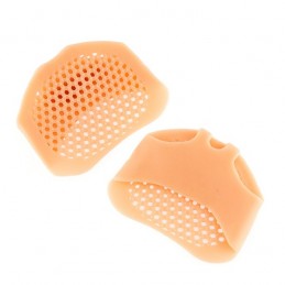 Ecco 2 morbidi cuscinetti in gel di silicone che forniscono relax e comfort, prevenendo e alleviando il dolore e l'infiammazione nella zona metatarsale dei piedi.