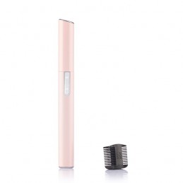 An electric exfoliating facial epilator that quickly and effectively removes dead skin and facial hair.