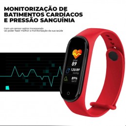 Reloj Pulsera M5 con Bluetooth resistente al agua, ten todas las funciones de tu Smartphone - Android o IPhone en tu muñeca.