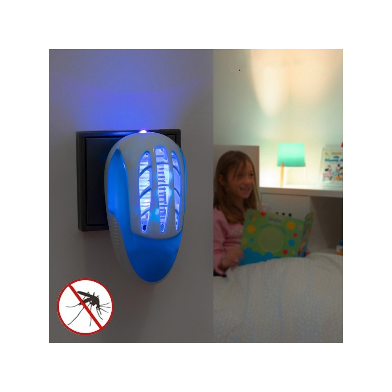 Repellente elettrico con LED ultravioletti Molto efficace per eliminare facilmente le fastidiose zanzare, senza dover utilizzare prodotti chimici o rumore.