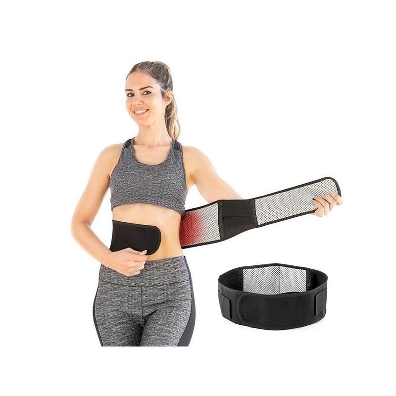 A thermal corrector with heat-effect tourmaline magnets helps correct posture through compression