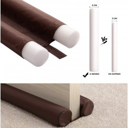 Una protezione per porte o finestre a prova di spiffero che trattiene il calore e respinge l'umidità su qualsiasi superficie.