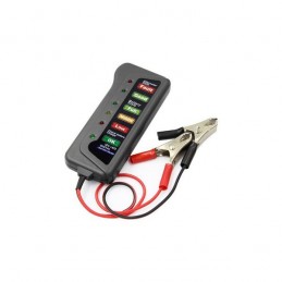 A digital car battery checker with an LED display that will help you always have an up-to-date diagnosis of the status of your battery.