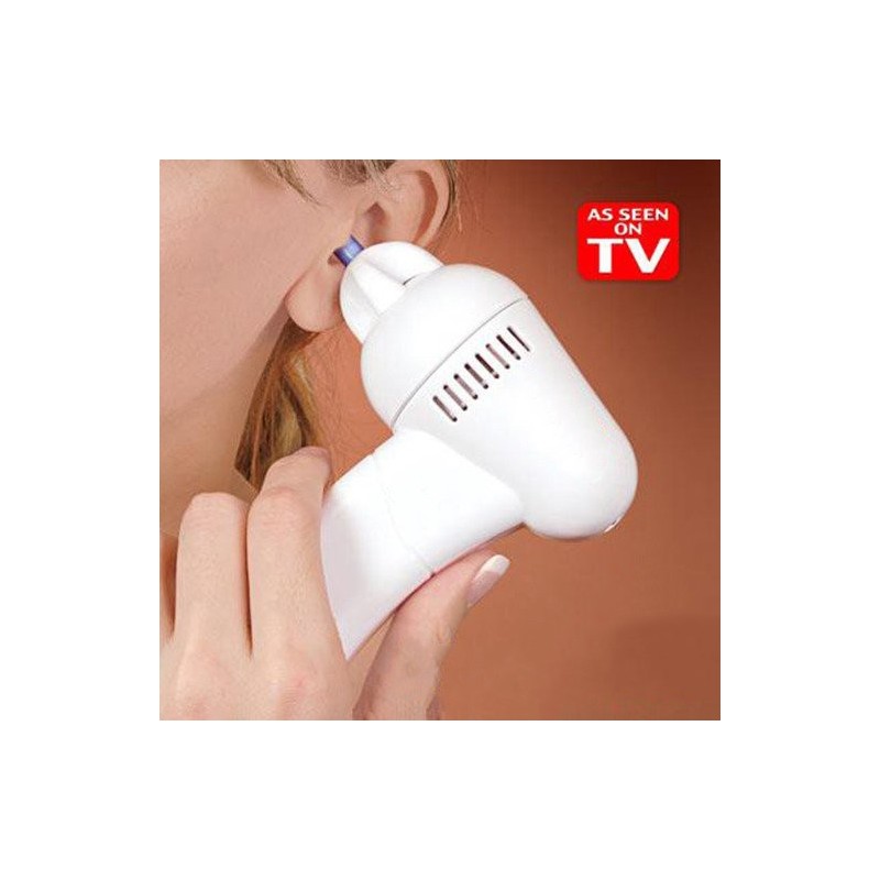 Oreilles d'aspirateur Les oreilles sont une partie très fragile de notre anatomie et il est très important d'en prendre soin, le Ear Cleaner nous aide à les garder propres à tout moment.