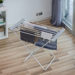 Electric clothes dryer 8 bars - 120W - Bring summer into your home! Eliminate endless days of drying clothes during the winter.