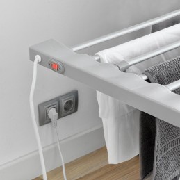 Electric clothes dryer 8 bars - 120W - Bring summer into your home! Eliminate endless days of drying clothes during the winter.