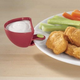 These Dish Sauce Cups - Pack of 3 are perfect for all types of sauces ketchup, cocktail sauce, garlic mayonnaise, mayonnaise