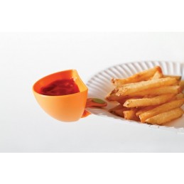 Queste tazze per salse - Confezione da 3 sono perfette per tutti i tipi di salse ketchup, salsa cocktail, maionese all'aglio, maionese
