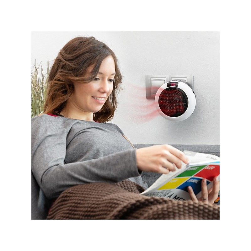 Este aquecedor e ideal para aquecer as divisoes mais pequenas da sua casa de uma forma bastante eficaz e rapida.