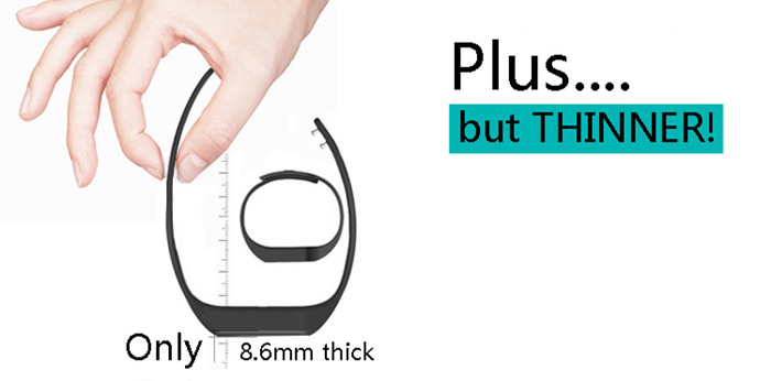 Bracelete Relógio Plus com Bluetooth 4.0 - IP67 à prova d’água, tenha todas as funcionalidades do seu Smartphone - Android ou Iphone no seu pulso.