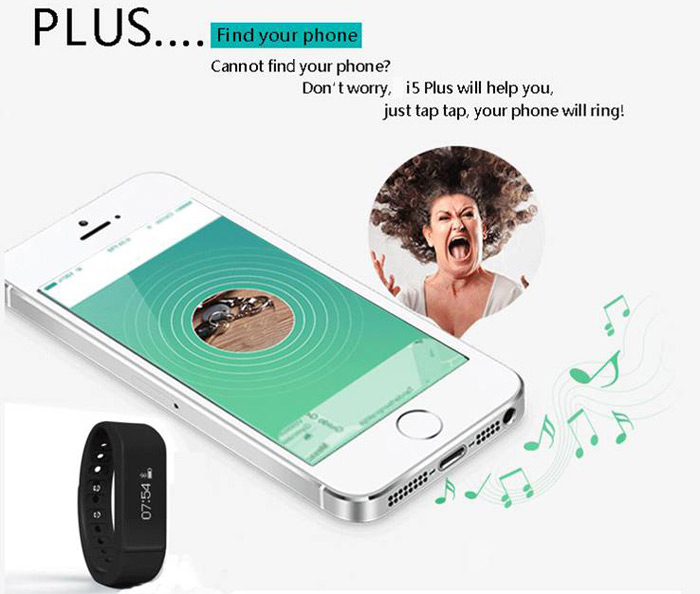 Bracelete Relógio Plus com Bluetooth 4.0 - IP67 à prova d’água, tenha todas as funcionalidades do seu Smartphone - Android ou Iphone no seu pulso.