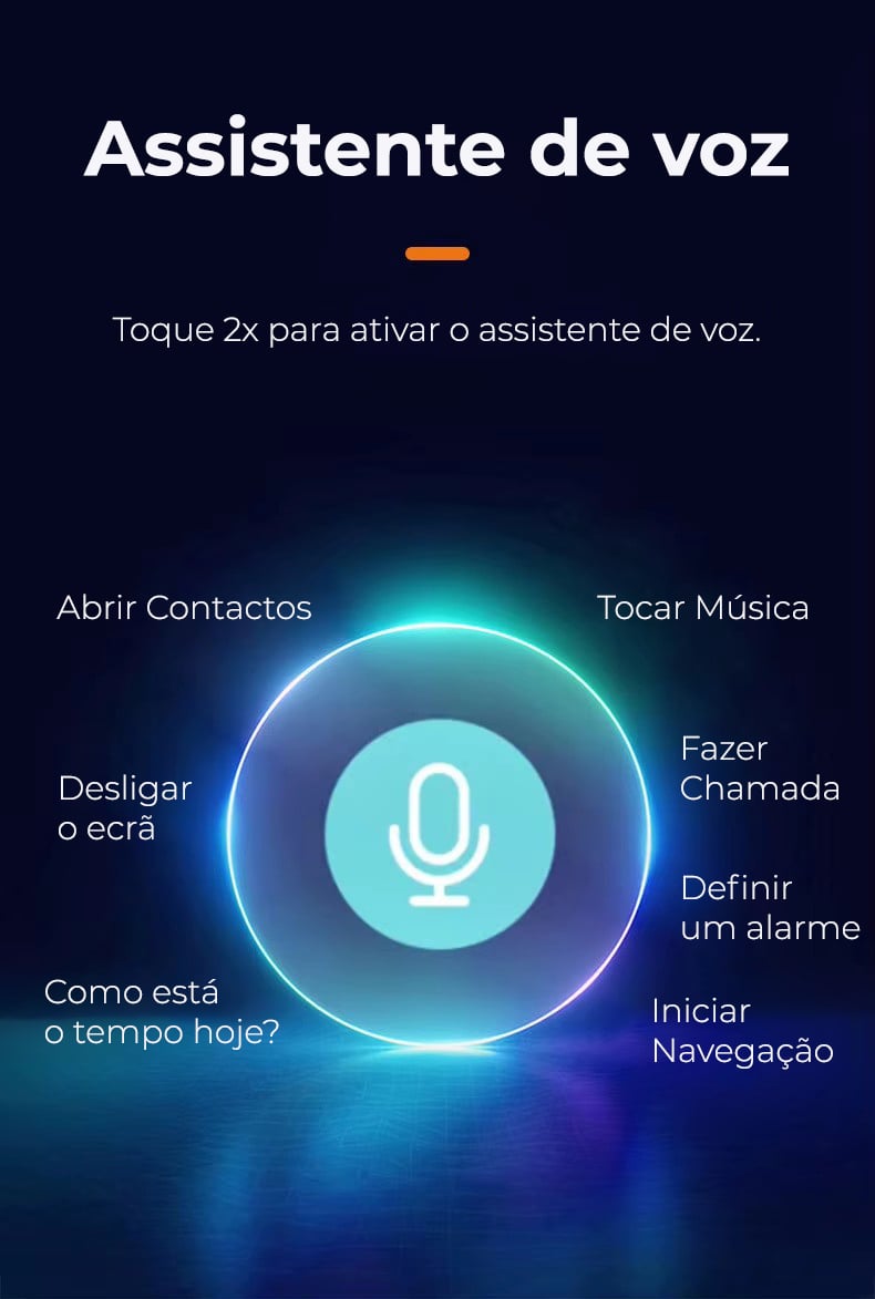 Estes óculos de sol inteligentes projetados com recursos de ponta, proporcionam conveniência, conectividade e proteção, num único e elegante conjunto